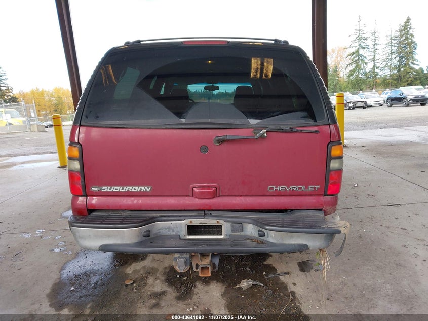 2004 Chevrolet Suburban 1500 Lt VIN: 1GNFK16Z14J255876 Lot: 43641092