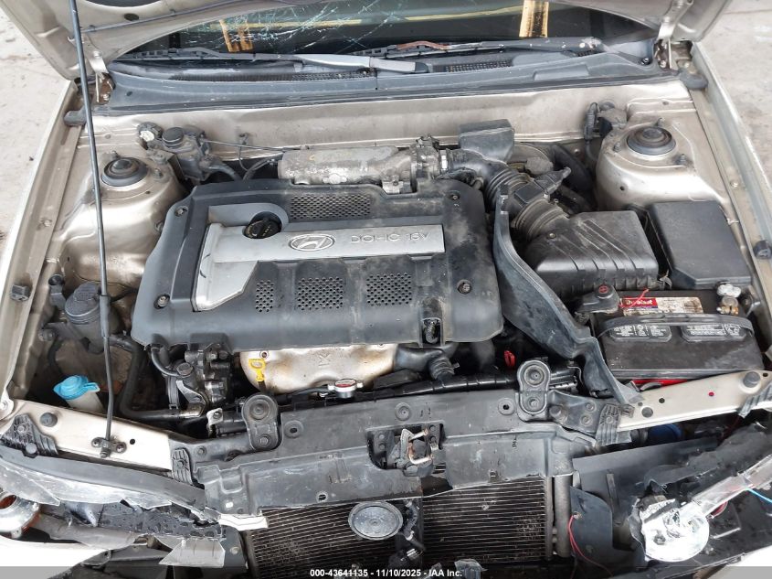 2005 Hyundai Elantra Gls/Gt VIN: 0KMHDN46D25U10991 Lot: 43641135