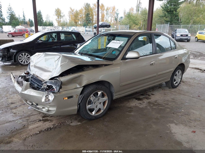KMHDN46D25U109916 2005 HYUNDAI ELANTRA photo no. 2