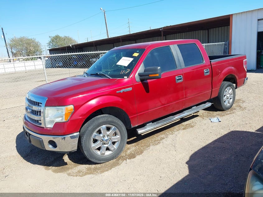 2013 FORD F-150 XLT 1FTFW1CF1DFD55664