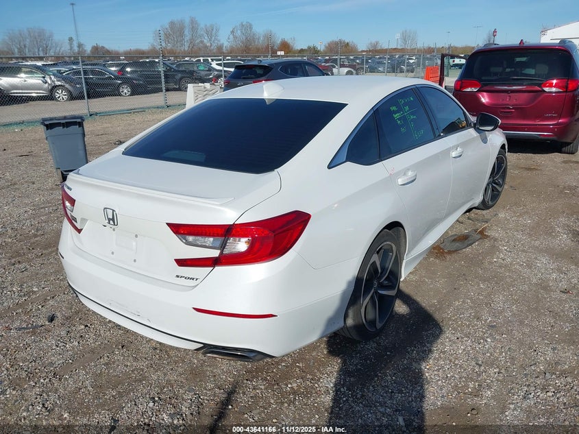 2018 HONDA ACCORD SPORT 1HGCV1F31JA022222