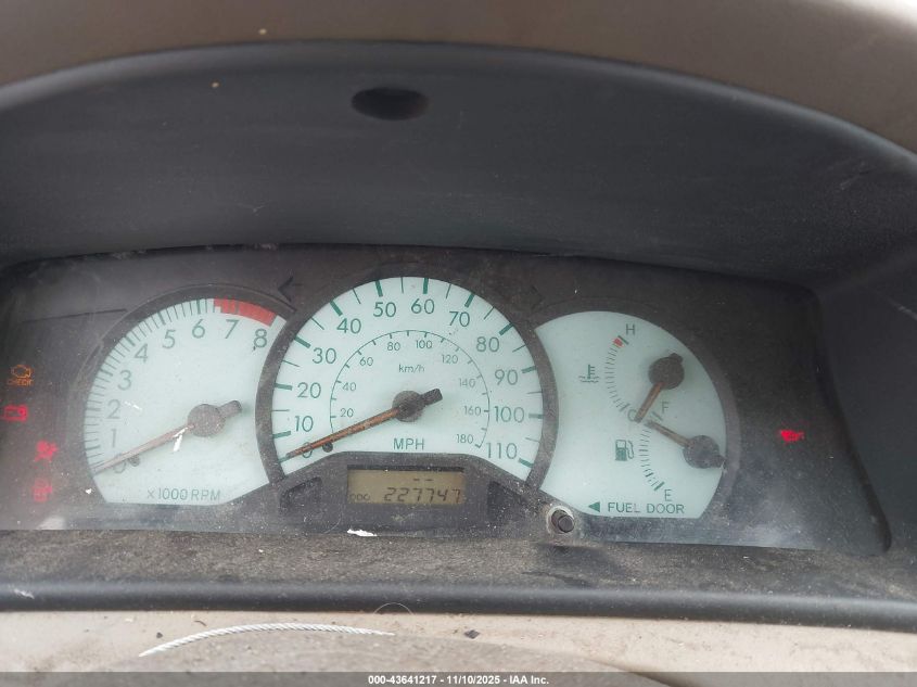 2003 Toyota Corolla Le VIN: JTDBR32E132004950 Lot: 43641217