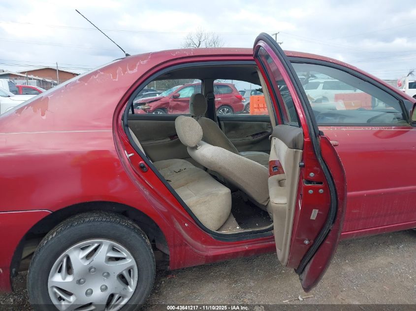 2003 Toyota Corolla Le VIN: JTDBR32E132004950 Lot: 43641217