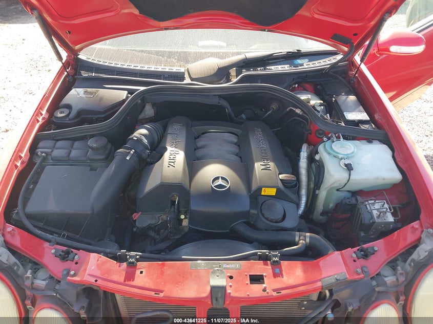 2003 Mercedes-Benz Clk 320 VIN: WDBLK65G63T140393 Lot: 43641225