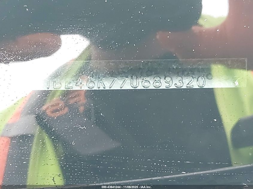 2007 Toyota Camry Le VIN: 4T1BE46K77U689320 Lot: 43641244