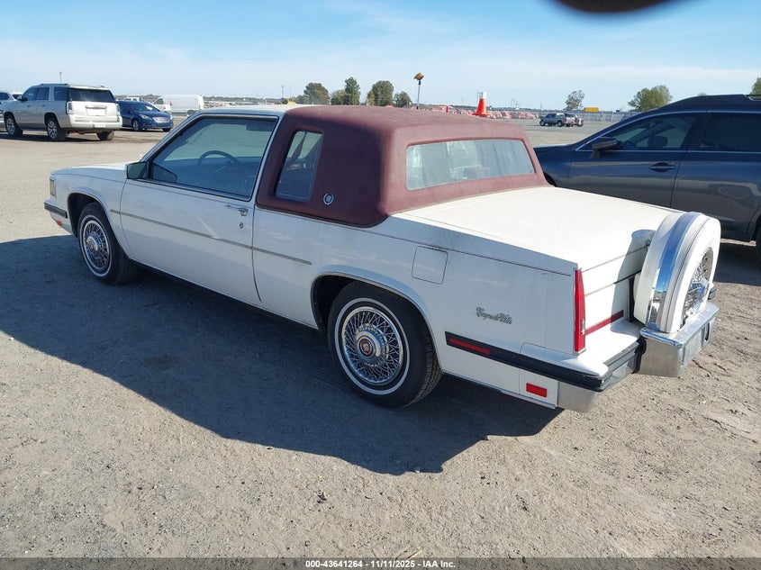 1G6CD4784F4315246 1985 CADILLAC DE VILLE photo no. 3