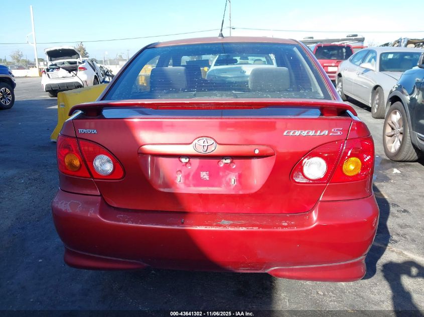 2004 Toyota Corolla S VIN: 1NXBR32E94Z313308 Lot: 43641302