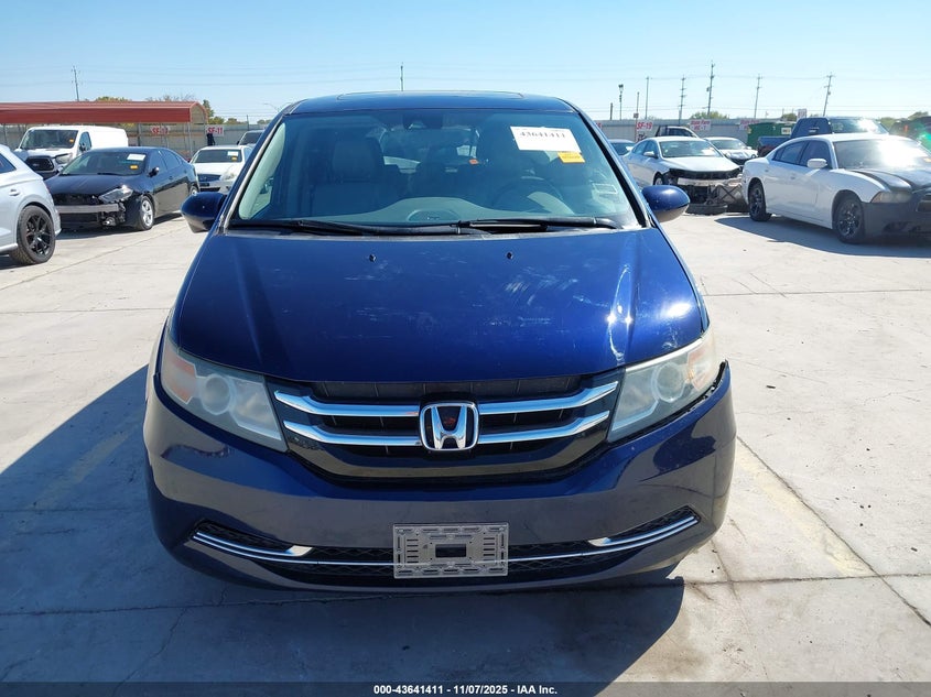 2014 HONDA ODYSSEY EX-L - 5FNRL5H67EB118186
