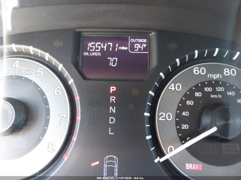 2014 HONDA ODYSSEY EX-L - 5FNRL5H67EB118186