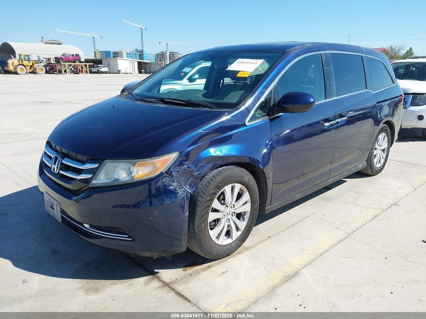 2014 HONDA ODYSSEY EX-L - 5FNRL5H67EB118186