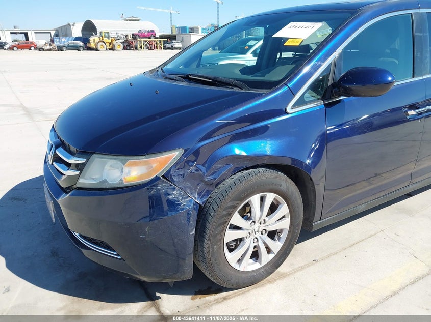 2014 HONDA ODYSSEY EX-L - 5FNRL5H67EB118186