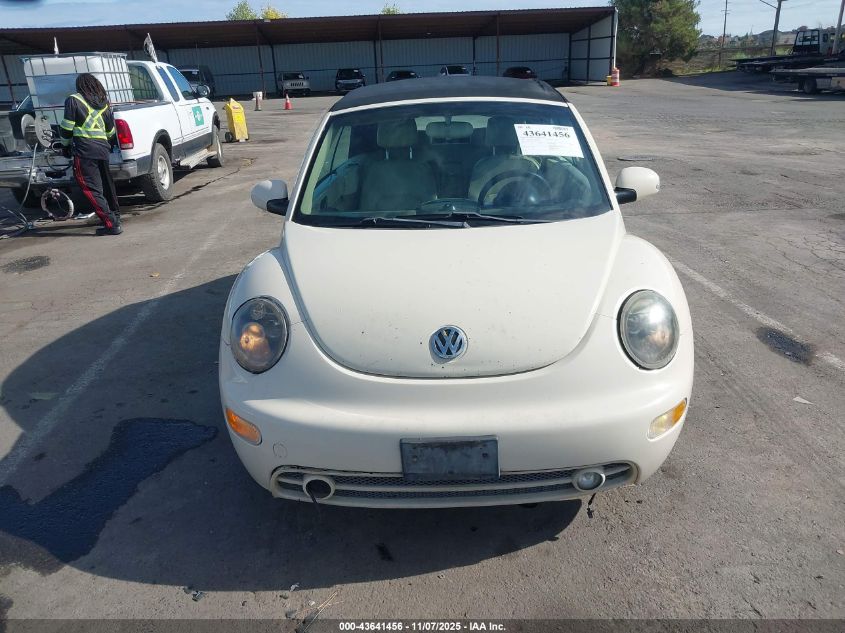 2005 Volkswagen New Beetle Gls 1.8T VIN: 3VWCD31Y95M307126 Lot: 43641456