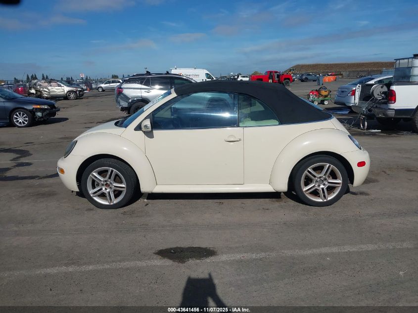2005 Volkswagen New Beetle Gls 1.8T VIN: 3VWCD31Y95M307126 Lot: 43641456