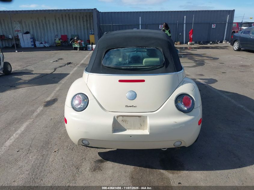 2005 Volkswagen New Beetle Gls 1.8T VIN: 3VWCD31Y95M307126 Lot: 43641456