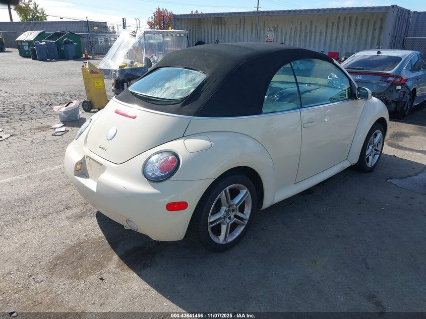 3VWCD31Y95M307126 2005 VOLKSWAGEN BEETLE photo no. 4