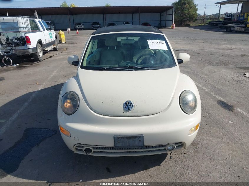 2005 Volkswagen New Beetle Gls 1.8T VIN: 3VWCD31Y95M307126 Lot: 43641456