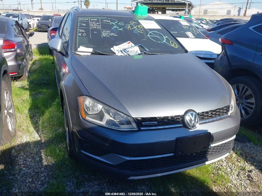 2017 Volkswagen Golf Alltrack Tsi S/Tsi Se/Tsi Sel VIN: 3VWH17AU6HM522728 Lot: 43641462