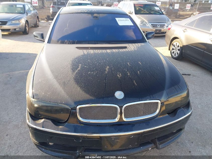 2004 BMW 745Li VIN: WBAGN63564DS54298 Lot: 43641492