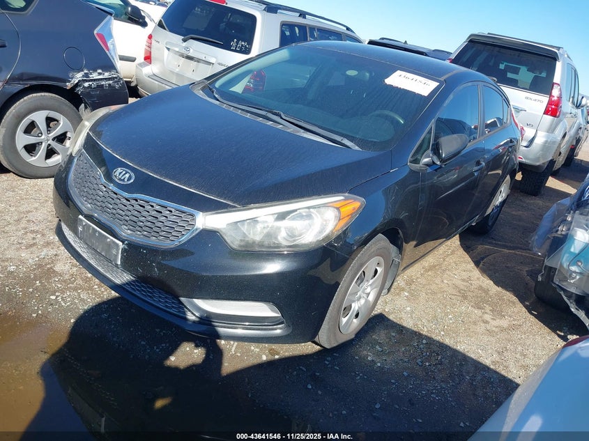 KNAFK4A68E5232383 2014 KIA FORTE photo no. 2