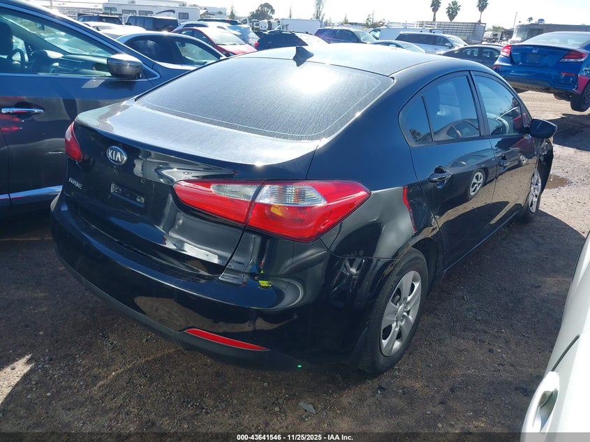 KNAFK4A68E5232383 2014 KIA FORTE photo no. 4