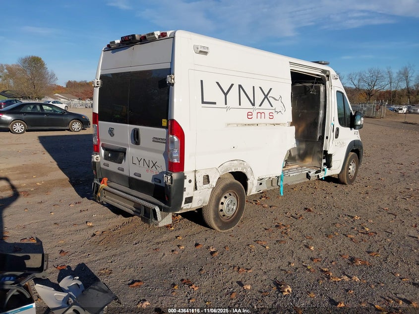 2023 RAM PROMASTER 2500 HIGH ROOF 159 WB 3C6LRVDG7PE565412