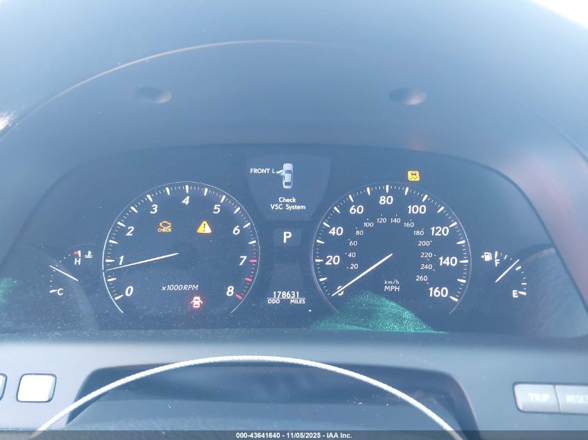 2008 Lexus Ls 460 VIN: JTHBL46F985055028 Lot: 43641640