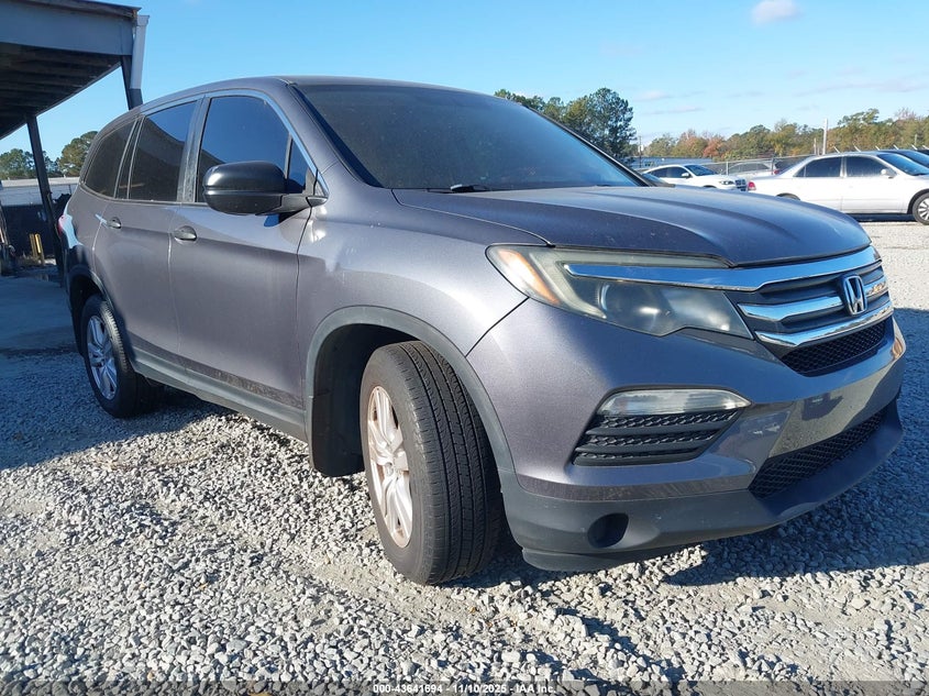 2016 HONDA PILOT LX - 5FNYF5H16GB012998