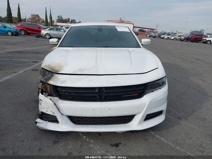 2022 Dodge Charger Sxt Rwd VIN: 2C3CDXBG5NH213229 Lot: 43641735