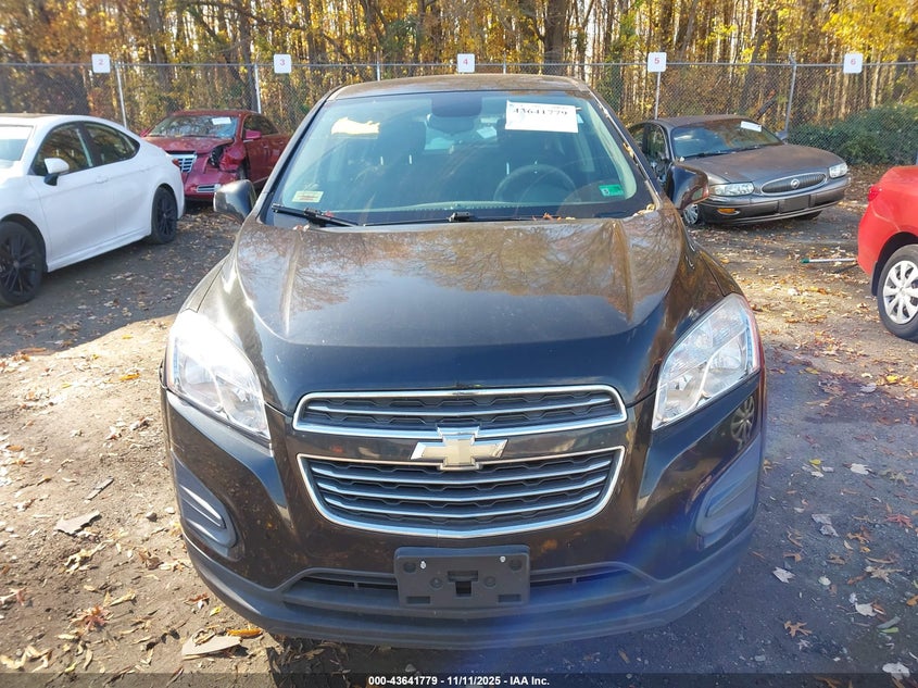 2016 CHEVROLET TRAX 1LS - KL7CJKSB0GB734461
