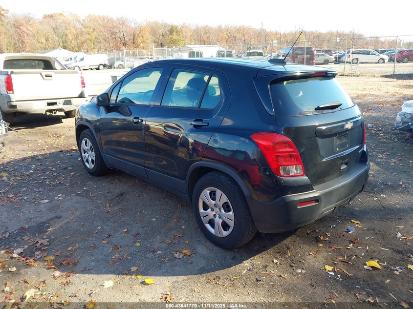 2016 CHEVROLET TRAX 1LS - KL7CJKSB0GB734461
