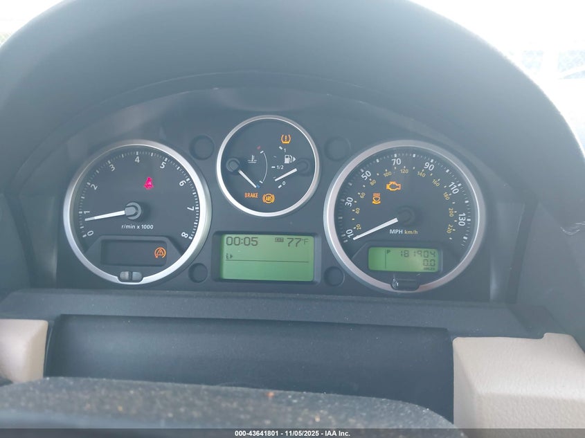 2008 Land Rover Lr3 V8 Hse VIN: SALAG25458A475908 Lot: 43641801