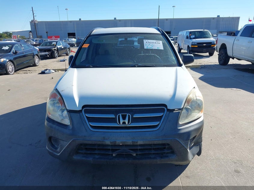 2005 Honda Cr-V Lx VIN: JHLRD685X5C018335 Lot: 43641830