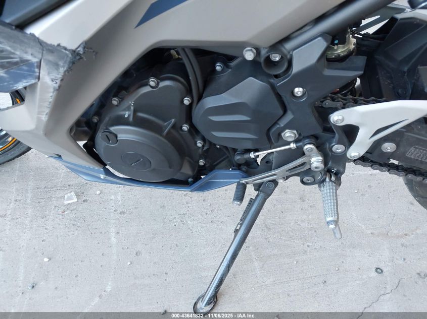 2023 Kawasaki Ex400 VIN: JKAEXKG11PDAM0258 Lot: 43641832