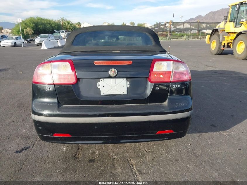 2005 Saab 9-3 Arc VIN: YS3FD75Y456002644 Lot: 43641944