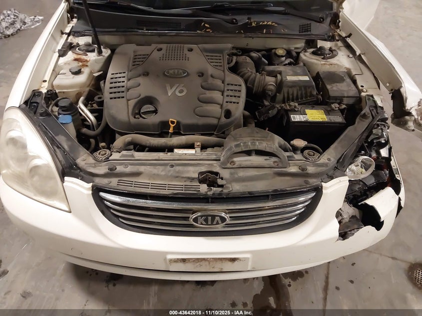 2007 Kia Optima Ex V6 VIN: KNAGE124275161742 Lot: 43642018