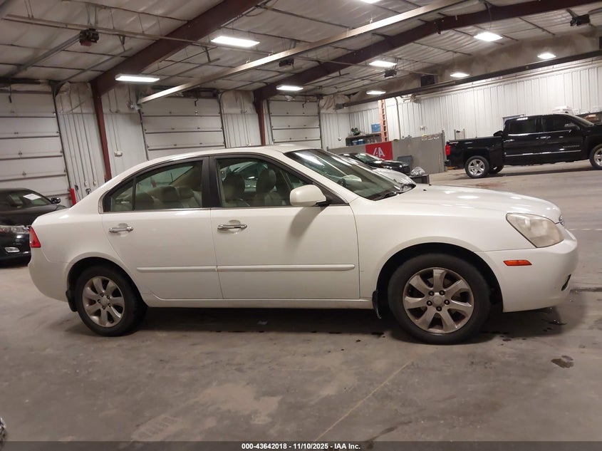 2007 Kia Optima Ex V6 VIN: KNAGE124275161742 Lot: 43642018