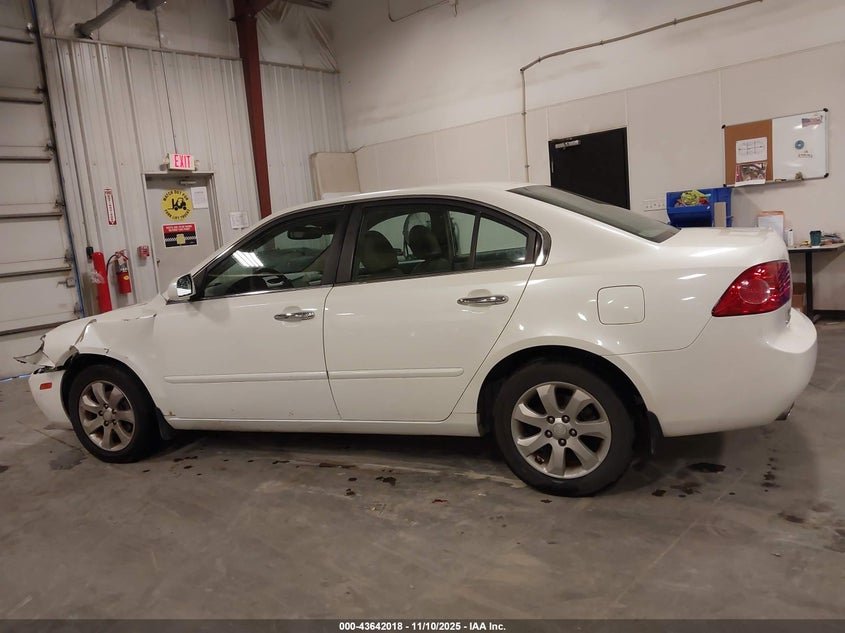 2007 Kia Optima Ex V6 VIN: KNAGE124275161742 Lot: 43642018