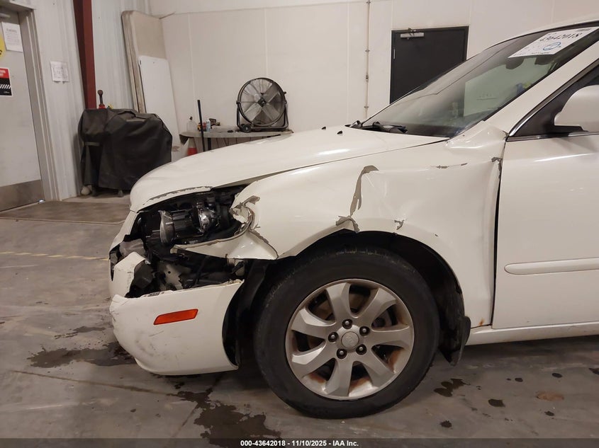 2007 Kia Optima Ex V6 VIN: KNAGE124275161742 Lot: 43642018