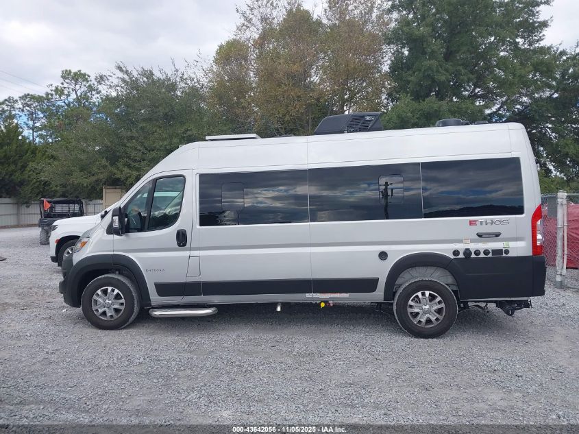 2025 Ram Promaster 3500 Window Van High Roof 159 Wb Ext VIN: 3C6MRVUG6SE551658 Lot: 43642056
