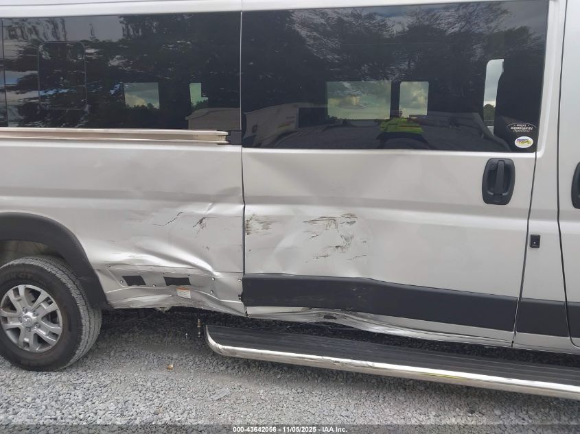 2025 Ram Promaster 3500 Window Van High Roof 159 Wb Ext VIN: 3C6MRVUG6SE551658 Lot: 43642056