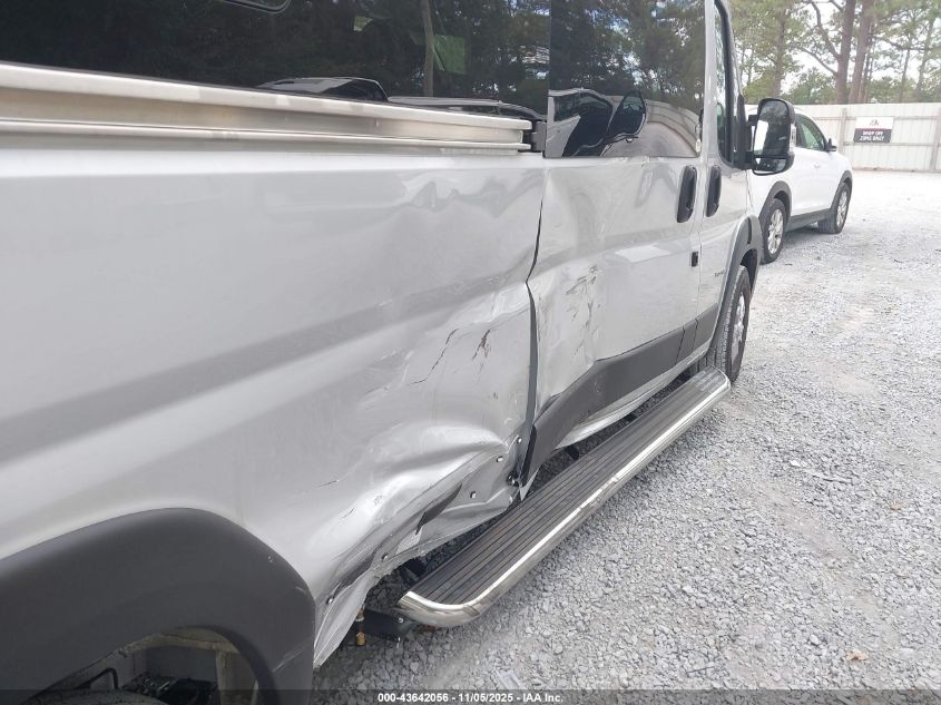 2025 Ram Promaster 3500 Window Van High Roof 159 Wb Ext VIN: 3C6MRVUG6SE551658 Lot: 43642056