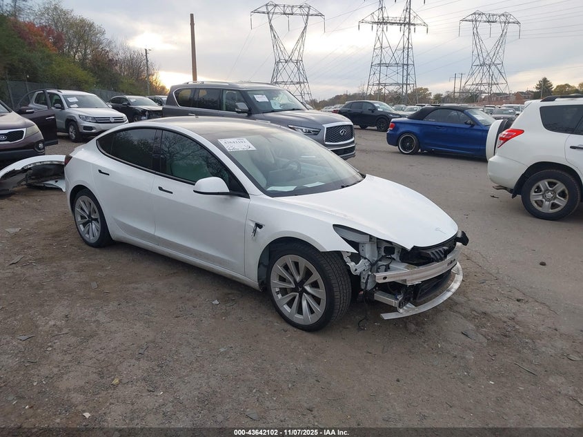 2021 TESLA MODEL 3 LONG RANGE DUAL MOTOR ALL-WHEEL DRIVE - 5YJ3E1EB6MF047457