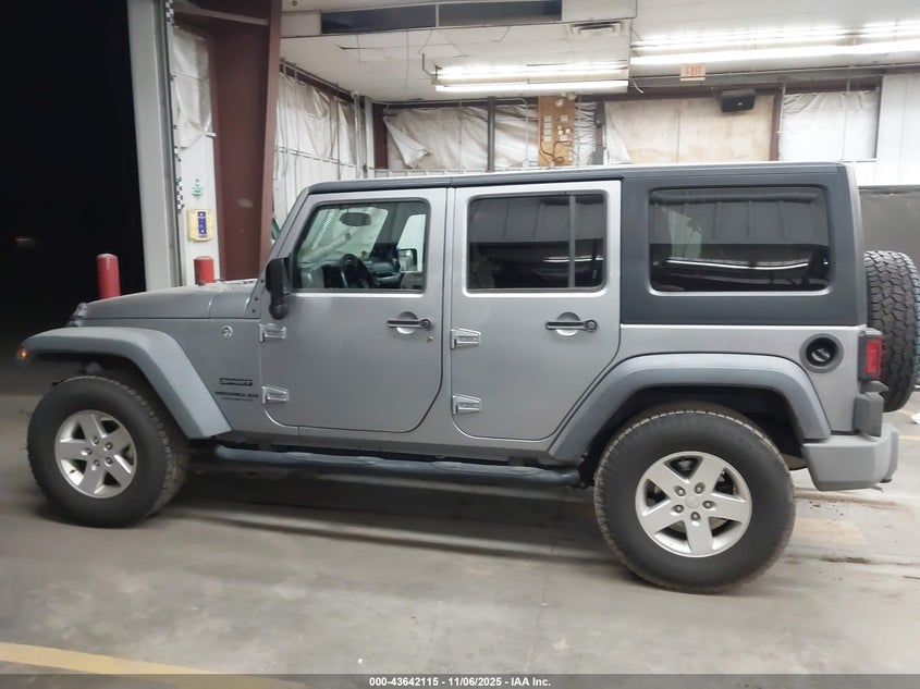 2017 JEEP WRANGLER UNLIMITED SPORT 4X4 1C4BJWDG4HL633983