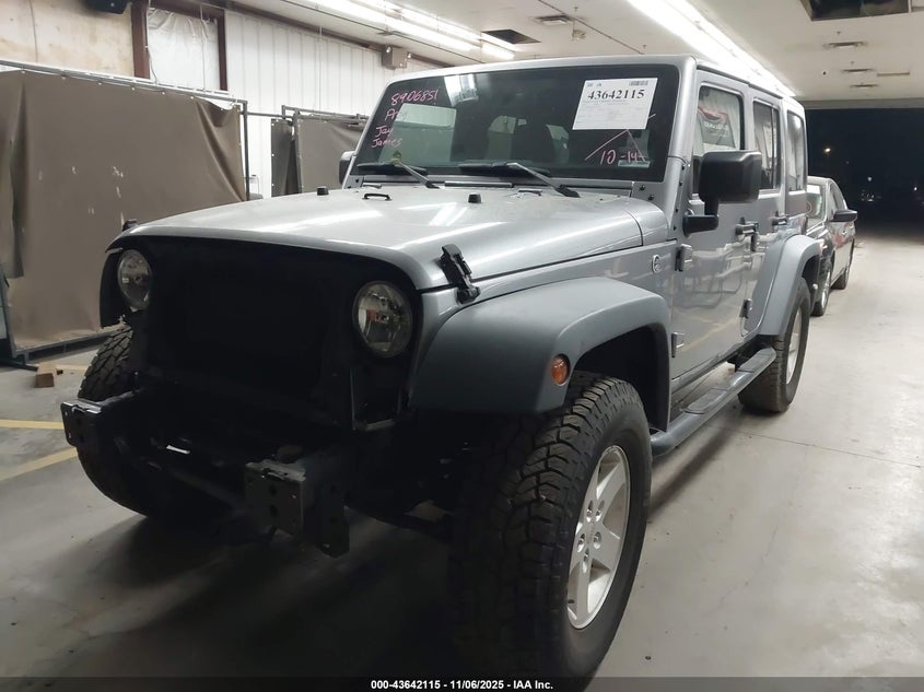 2017 JEEP WRANGLER UNLIMITED SPORT 4X4 1C4BJWDG4HL633983