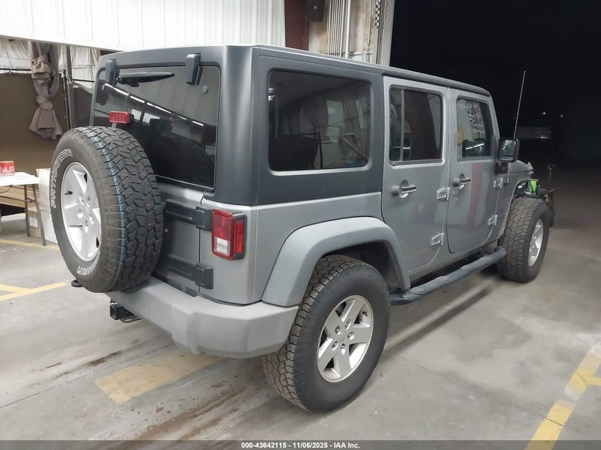 2017 JEEP WRANGLER UNLIMITED SPORT 4X4 1C4BJWDG4HL633983