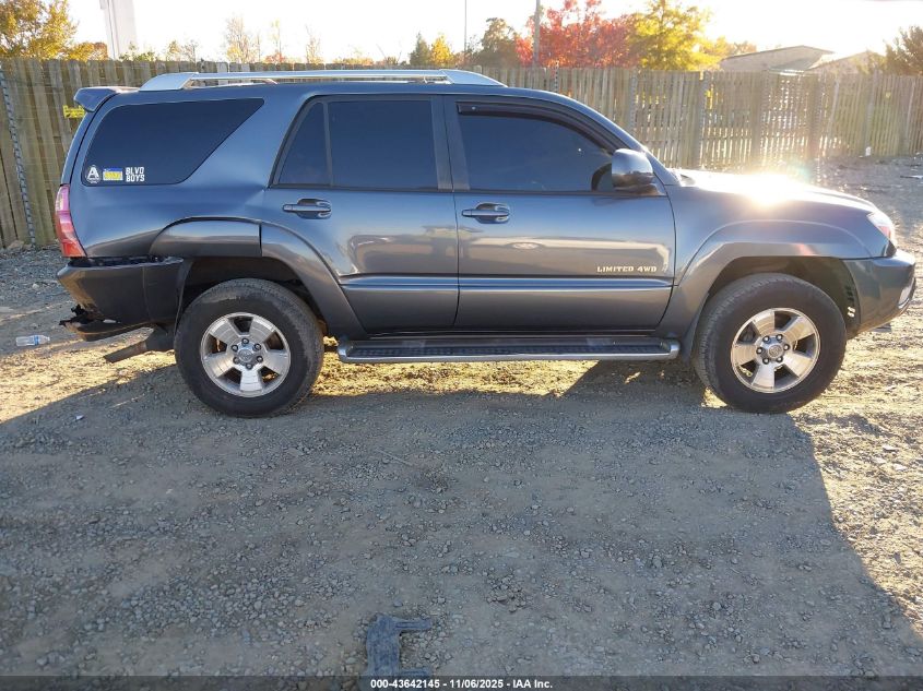 2004 Toyota 4Runner Limited V6 VIN: JTEBU17RX40025478 Lot: 43642145