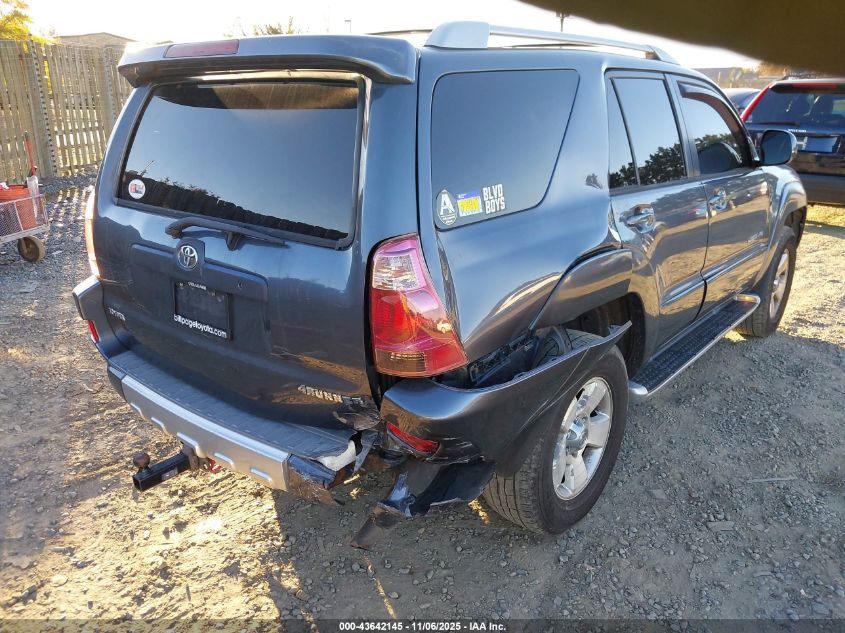 2004 Toyota 4Runner Limited V6 VIN: JTEBU17RX40025478 Lot: 43642145