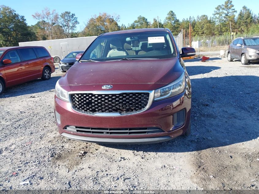 2018 Kia Sedona Lx VIN: KNDMB5C1XJ6410025 Lot: 43642163