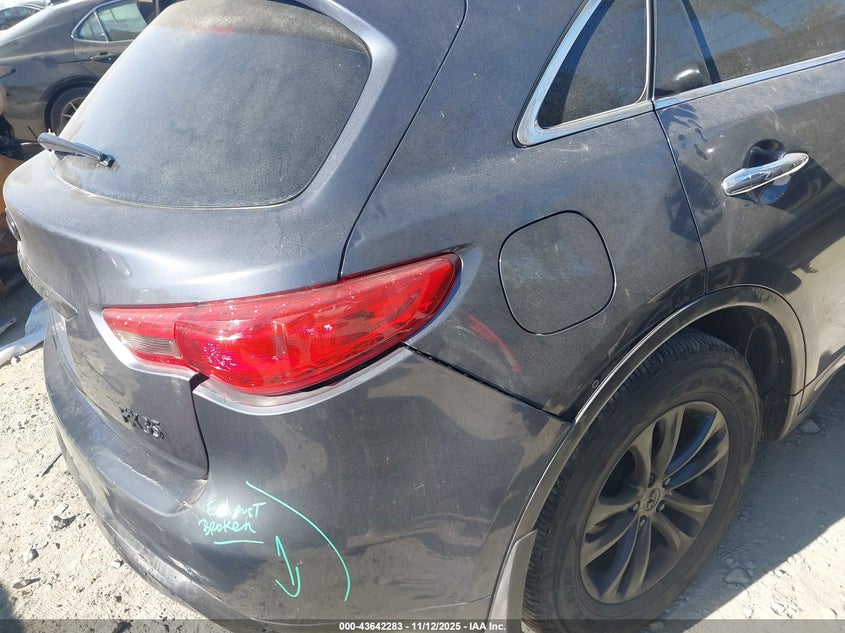 2009 Infiniti Fx35 VIN: JNRAS18UX9M100611 Lot: 43642283
