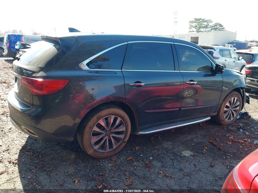 2014 Acura Mdx Technology Package VIN: 5FRYD4H4XEB012007 Lot: 43642293